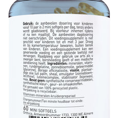 Orthica Multi Tiener 60.00 Softgels