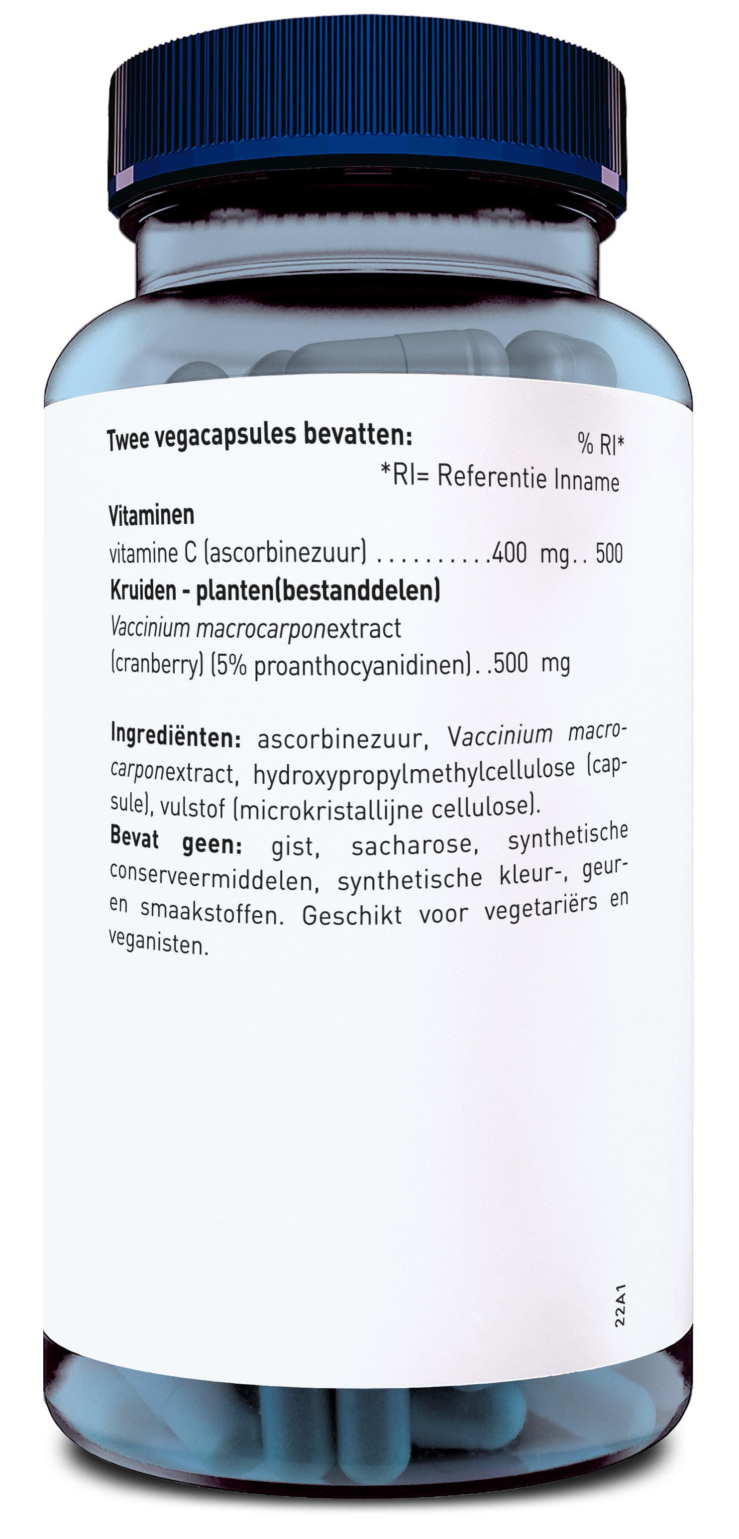 Orthica Cranberry plus 60.00 Vegetarische capsules