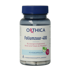 Orthica Foliumzuur 400 90 Vegetarische capsules