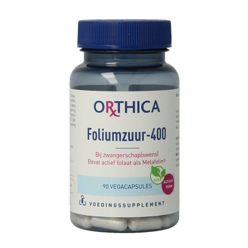 Orthica Foliumzuur 400 90 Vegetarische capsules