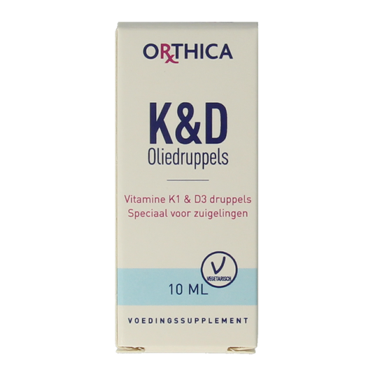 Orthica Vitamine K & D zuigeling 10 Milliliter