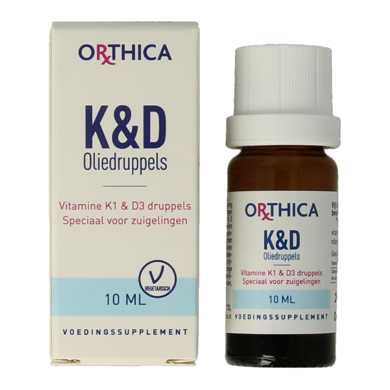 Orthica Vitamine K & D zuigeling 10 Milliliter