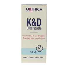 Orthica Vitamine K & D zuigeling 10.00 Milliliter