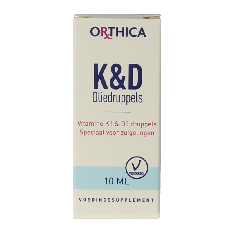 Orthica Vitamine K & D zuigeling 10 Milliliter