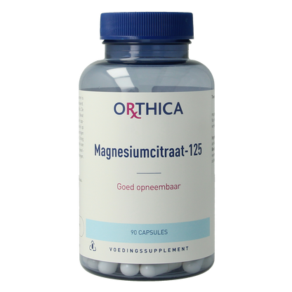 Orthica Magnesium citraat 125 90.00 Capsules
