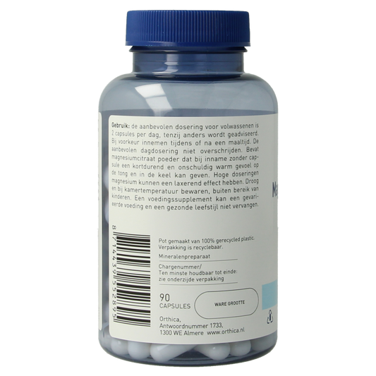 Orthica Magnesium citraat 125 90 Capsules