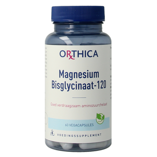 Orthica Magnesium bisglycinaat 60.00 Vegetarische capsules