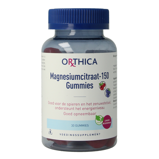 Orthica Magnesiumcitraat 150 30.00 Gummies