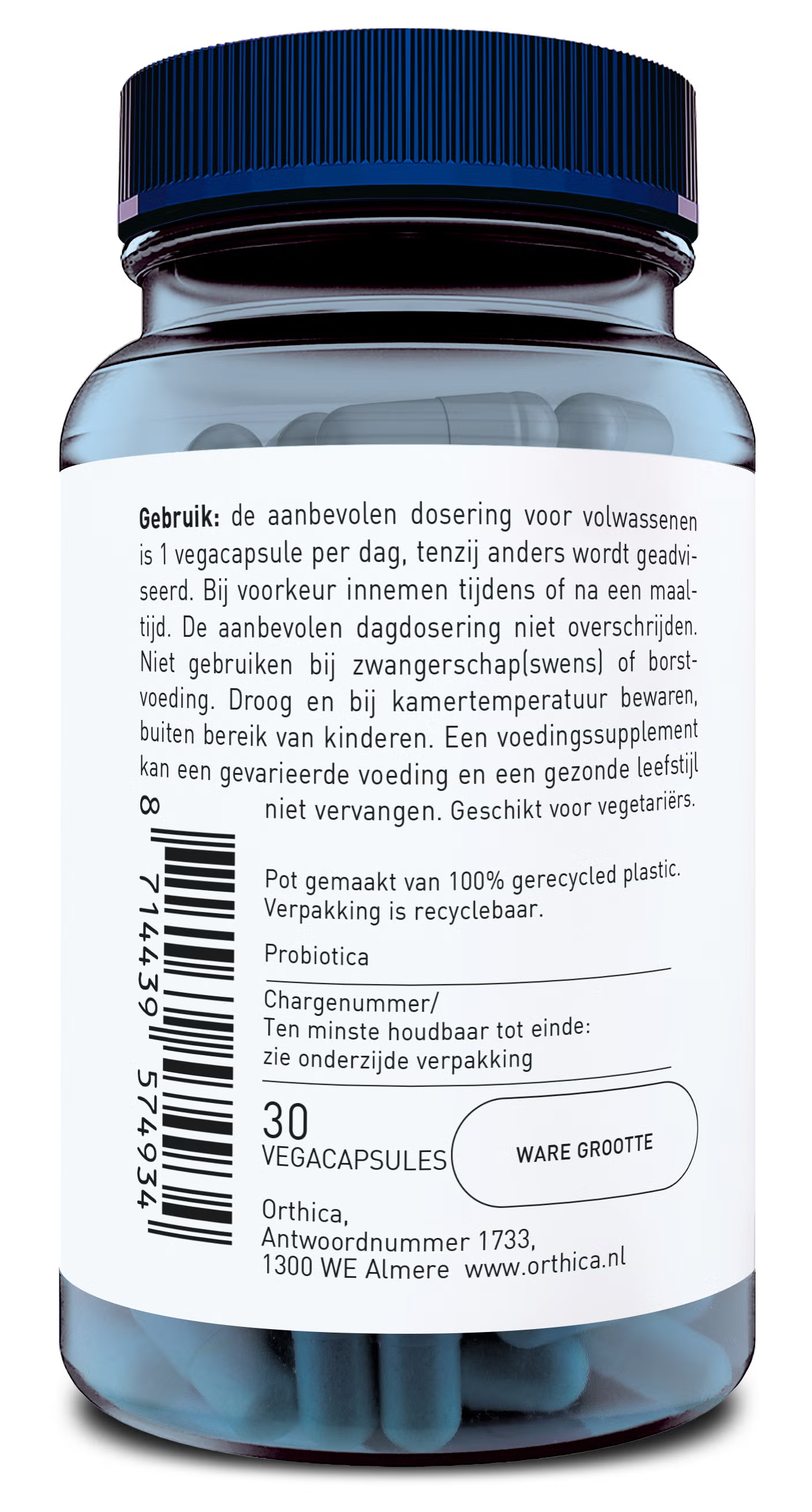 Orthica Orthiflor saffraan 30 Vegetarische capsules