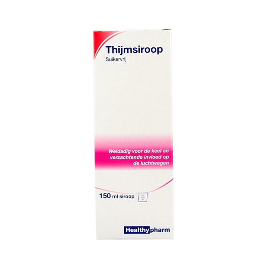 Healthypharm Thijmsiroop suikervrij 150 Milliliter