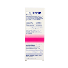 Healthypharm Thijmsiroop suikervrij 150.00 Milliliter