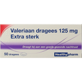 Healthypharm Valeriaan extra sterk 125mg 50.00 Dragees