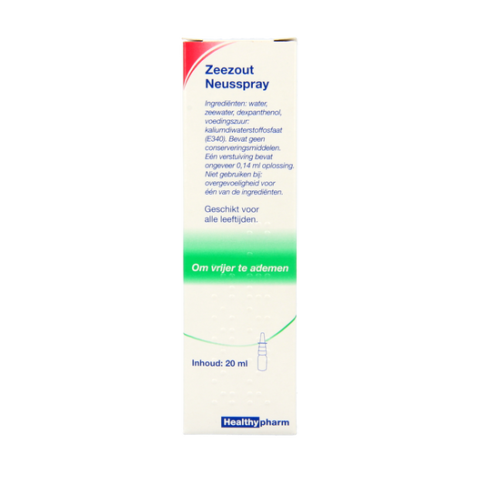 Healthypharm Zeezout neusspray 20.00 Milliliter