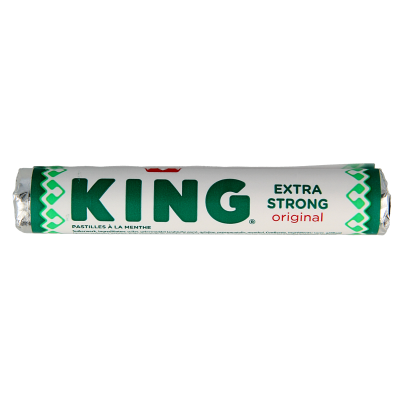 King Pepermunt extra strong 1 Rol