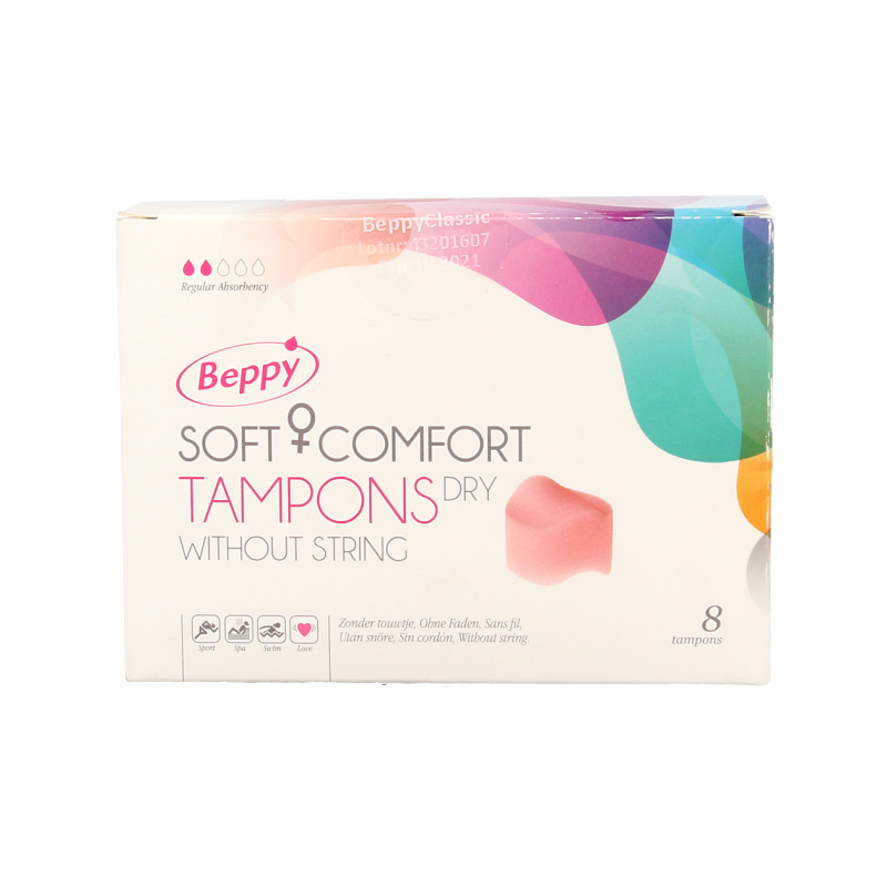 Beppy Soft+ comfort tampons dry 8 Stuks