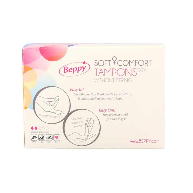 Beppy Soft+ comfort tampons dry 8 Stuks