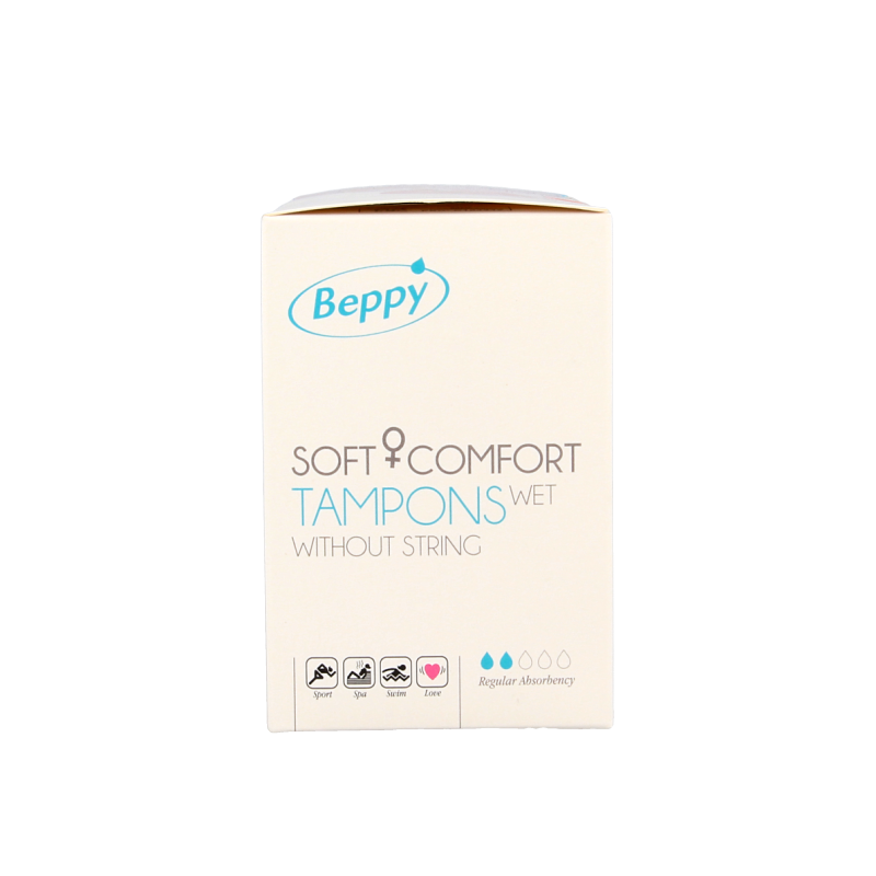 Beppy Soft+ comfort tampons wet 8 Stuks