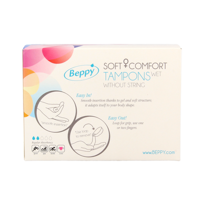 Beppy Soft+ comfort tampons wet 8.00 Stuks