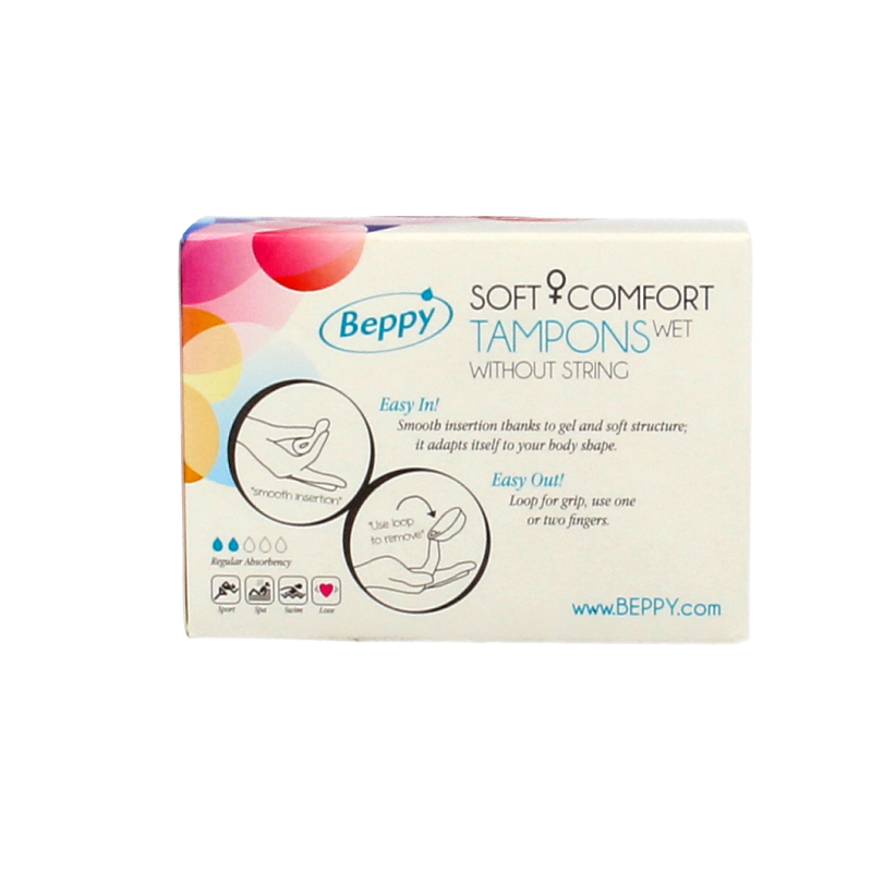 Beppy Soft+ comfort tampons wet 2 Stuks