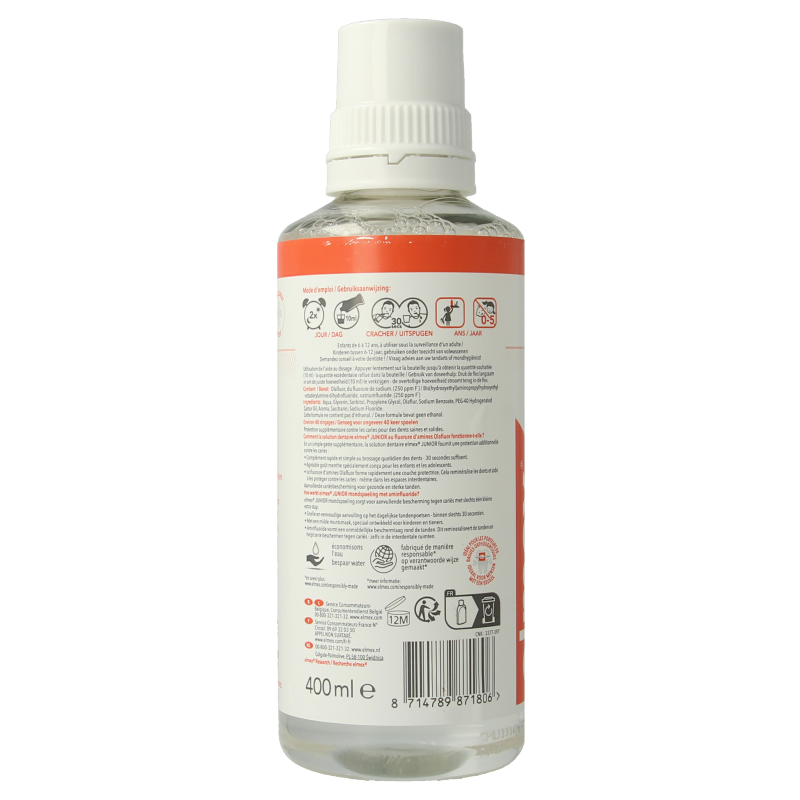 Elmex Mondspoeling junior 400 Milliliter