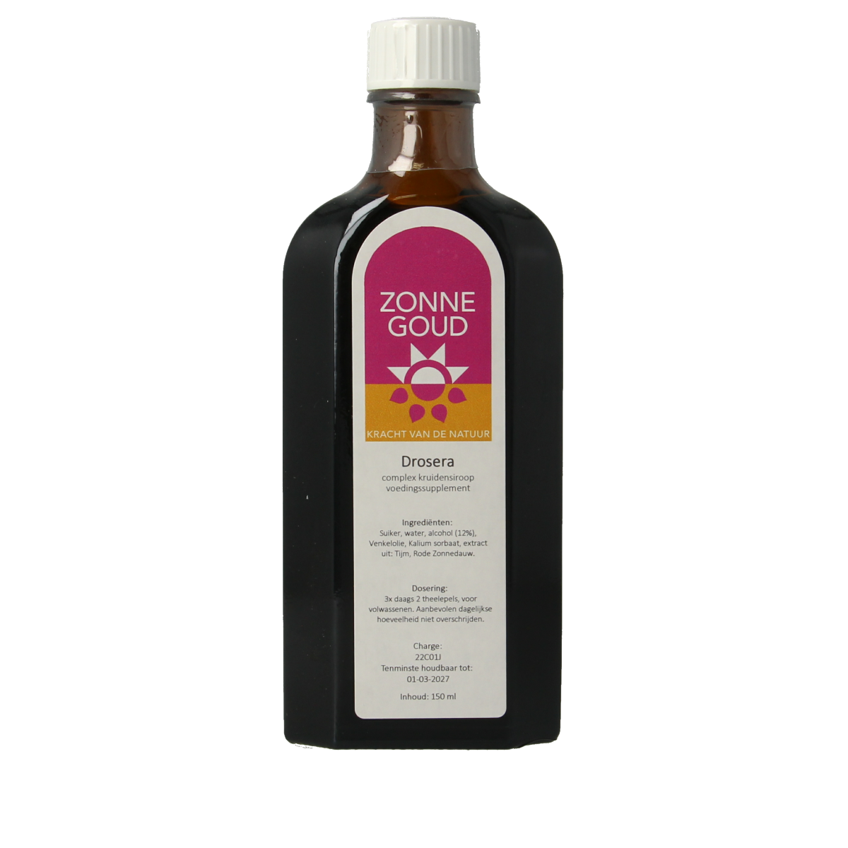 Zonnegoud Drosera siroop 150.00 Milliliter