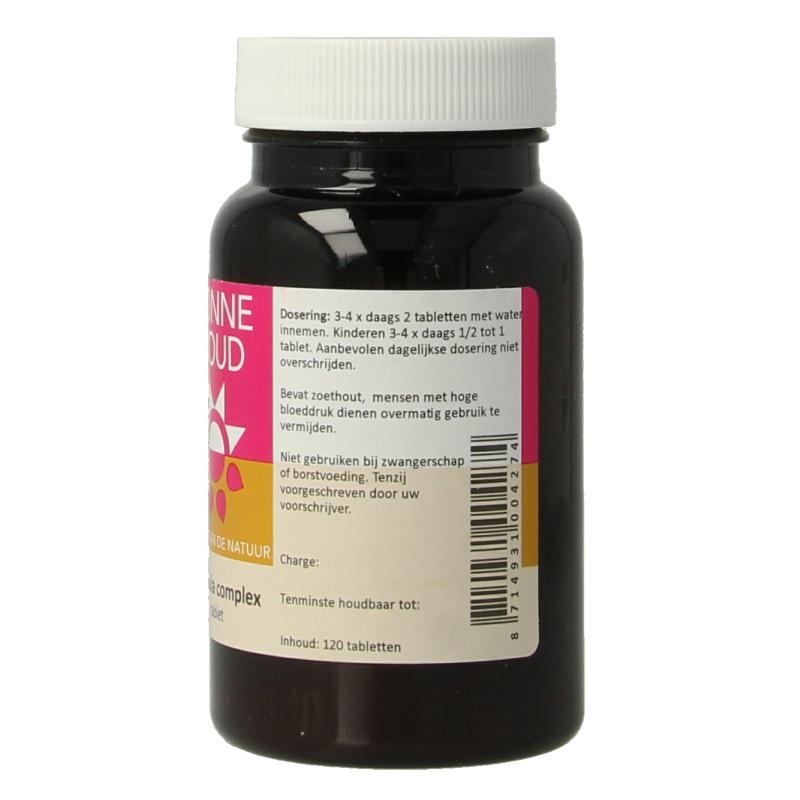 Zonnegoud Frangula complex 120 Tabletten