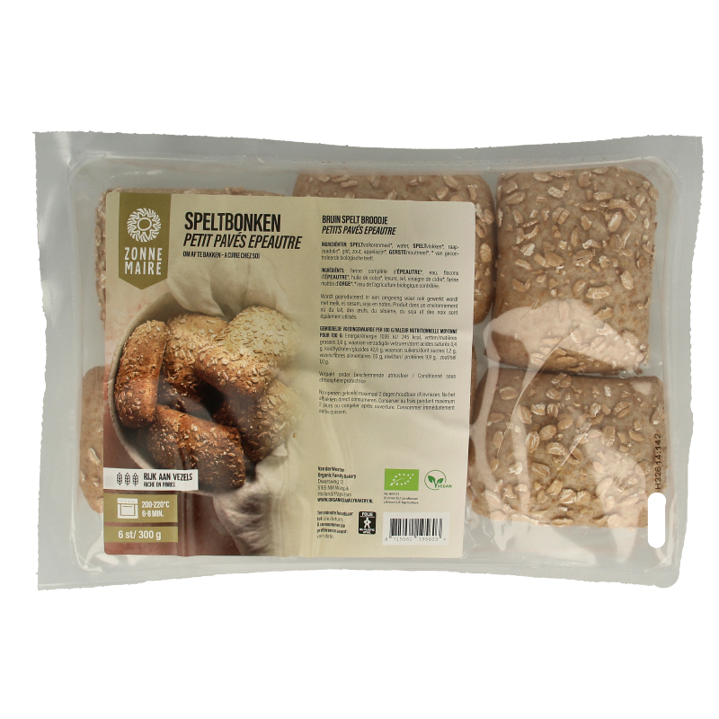Zonnemaire Speltbonken bio 6 Stuks