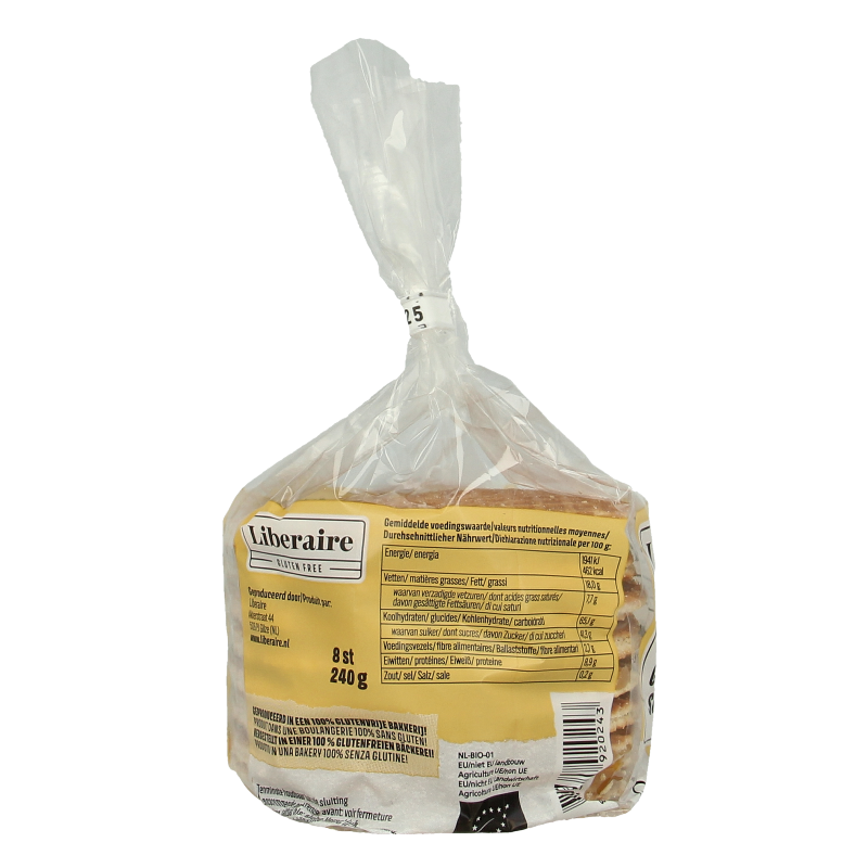 Liberaire Stroopwafels bio 8 Stuks