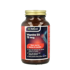 All Natural Vitamine D3 75mcg 30.00 Capsules