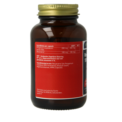 All Natural Resveratrol 100mg 60.00 Capsules
