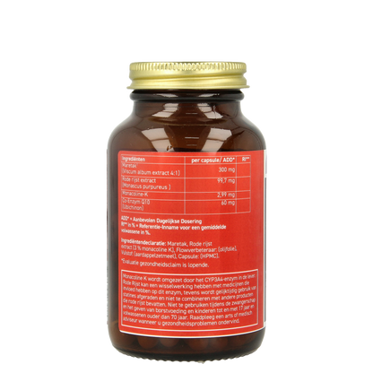All Natural Rode rijst Q10 60mg 90 Vegetarische capsules