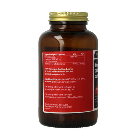 All Natural Omega 3 3000mg zuivere visolie 100 Capsules