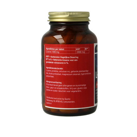 All Natural L-Lysine 2000mg 100.00 Tabletten