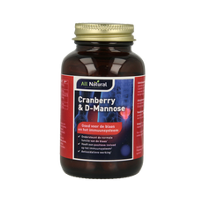 All Natural Cranberry & D-Mannose 60.00 Vegetarische capsules