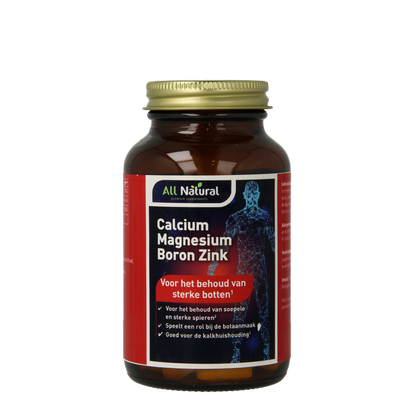 All Natural Calcium magnesium boron zink 90.00 Tabletten