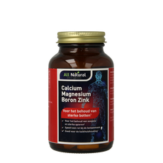 All Natural Calcium magnesium boron zink 90.00 Tabletten