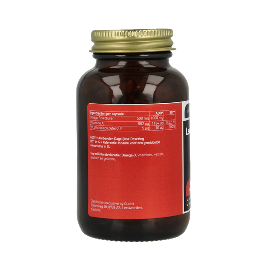 All Natural Levertraan vitamine a & d 100 Capsules