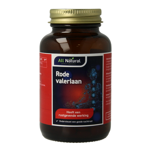 All Natural Rode valeriaan  100.00 Dragees