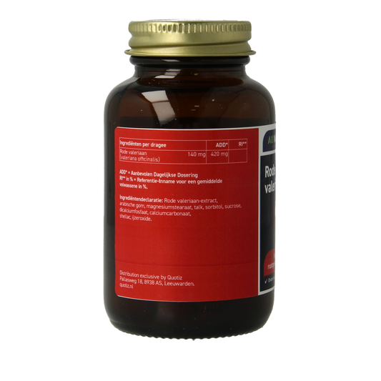 All Natural Rode valeriaan  100.00 Dragees