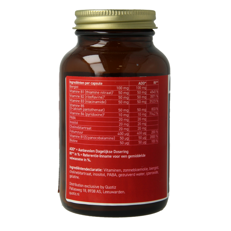 All Natural Vitamine B50 complex 60 Capsules