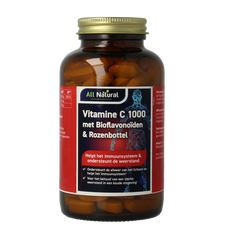 All Natural Vitamine C 1000 met bioflavonoiden & rozenbottel 200 Tabletten