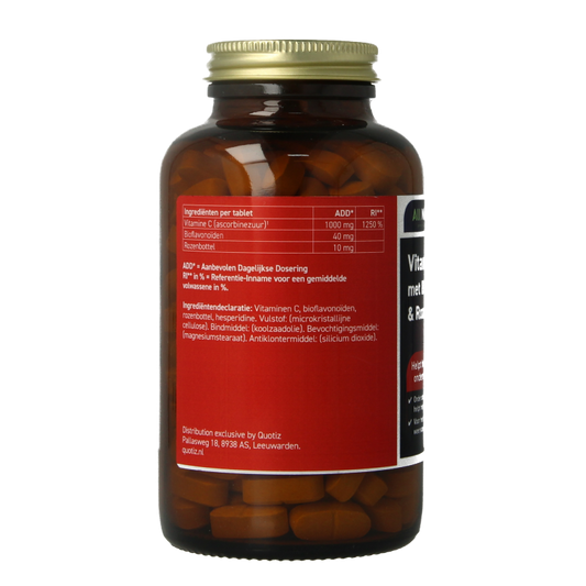 All Natural Vitamine C 1000 met bioflavonoiden & rozenbottel 200 Tabletten