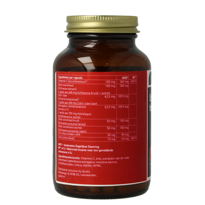 All Natural Echinacea forte plus cats claw 120.00 Vegetarische capsules