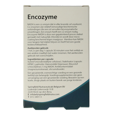 Springfield Encozyme NADH 5mg 30 Tabletten