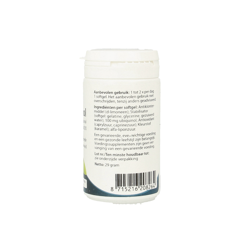 Springfield Reduquinol 100mg potje 60 Softgels