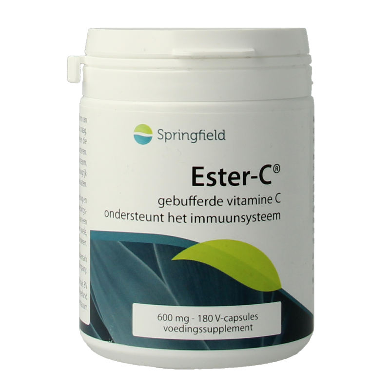 Springfield Ester-C gebufferde vitamine C 180 Vegetarische capsules