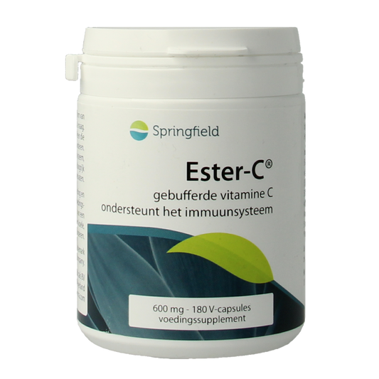 Springfield Ester-C gebufferde vitamine C 180 Vegetarische capsules