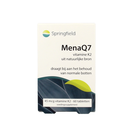 Springfield MenaQ7 vitamine K2 45 mcg 60 Tabletten