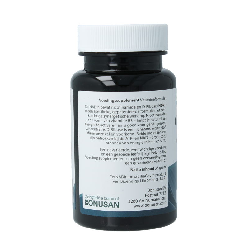 Springfield CerNADin met RiaGev™ 500mg 60 Vegetarische capsules