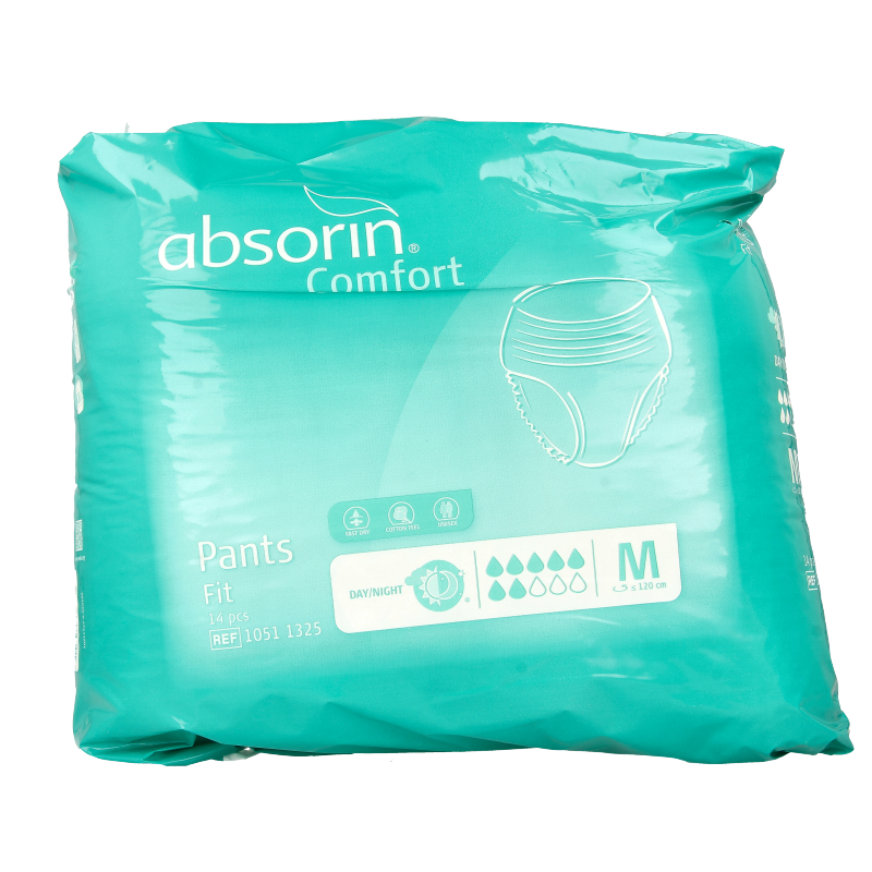Absorin Comfort pants fit maat M tot 120cm 14 Stuks